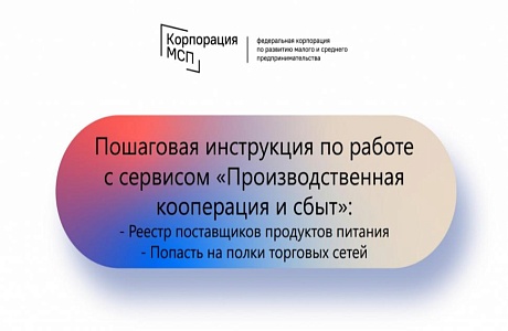 Мероприятия по оказанию субъектам МСП в АПК комплексной поддержки по организации и расширению рынков сбыта производимой фермерской продукции