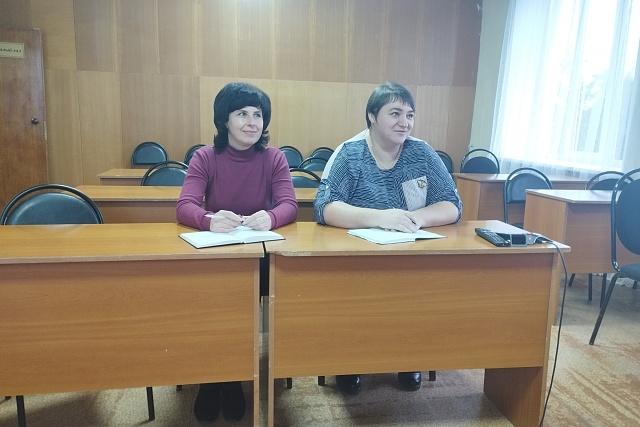 Представители администрации Камешкирского района  приняли участие в видеоконференции по подведению предварительных результатов  работы в системе ЕФИС ЗСН