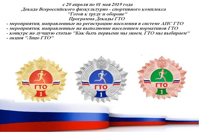 Декада Всероссийского физкультурно-спортивного комплекса «Готов к труду и обороне» 