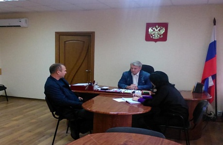 Встреча Главы администрации района с предпринимателем по вопросу продления срока аренды