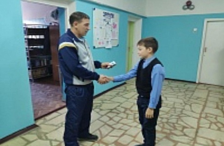 Вручение знаков отличия ГТО 