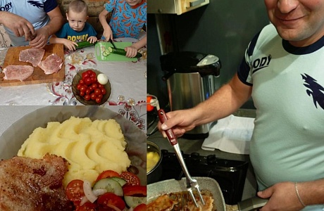 Участие в челлендже «Готовим коронное папино блюдо»