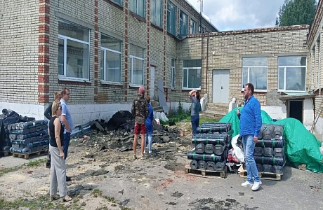 В Старочирчимской средней школе продолжается капитальный ремонт кровли В Старочирчимской средней школе продолжается капитальный ремонт кровли