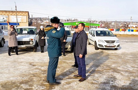 На территории Камешкирского района проводятся практические мероприятия в рамках 1-го этапа командно-штабного учения 
