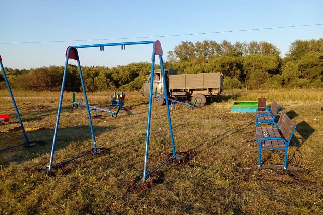 Реализация мероприятия по благоустройству в с.Дубровки