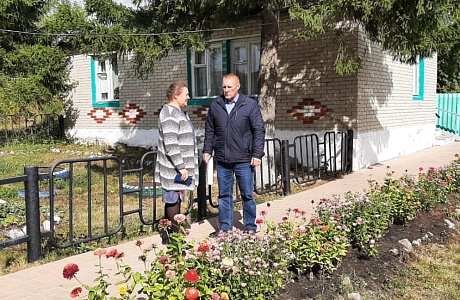 Выездная проверка благоустройства в с.Чумаево Выездная проверка благоустройства в с.Чумаево