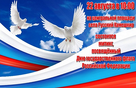 Митинг, посвященный Дню Государственного флага Российской Федерации