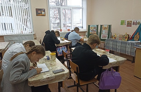 Состоялся мастер-класс «Городецкая роспись» по дереву