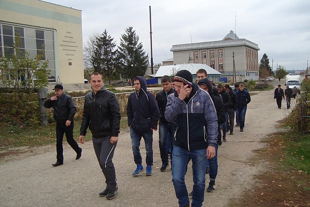 Проводы призывников в ряды Вооруженных Сил