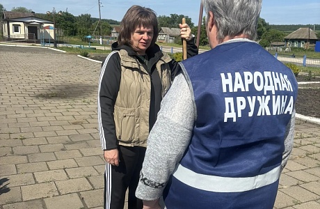 Народные дружинники Камешкирского района приняли участие в проведении рейда по охране общественного порядка