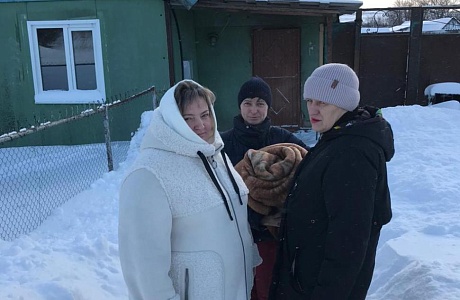 Помощь погорельцам.