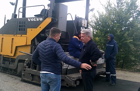 Глава администрации Камешкирского района Сергей Хазов проверил ход ремонта автомобильной дороги
