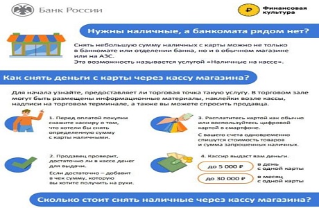 Пензенской области информирует население о перспективных форматах получения финансовых услуг, включая сервис «наличные на кассе»