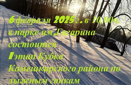 Первый этап Кубка Камешкирского района по лыжным гонкам