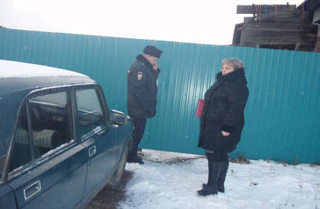 Рейд по неблагополучным семьям