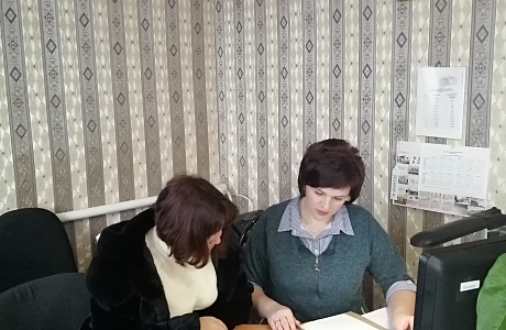 Главным специалистом проведена индивидуальная консультация с ответственным специалистом Администрации Чумаевского сельского совета
