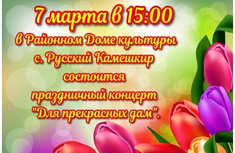 Праздничный концерт " Для прекрасных дам." Праздничный концерт " Для прекрасных дам."