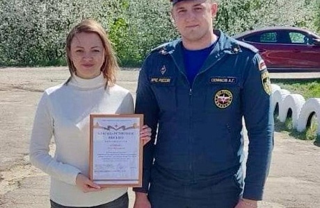 Глава Камешкирского района Ольга Белянина поздравила с Днем пожарной охраны работников и ветеранов Пожарной - спасательной службы № 40-Русский Камешкир