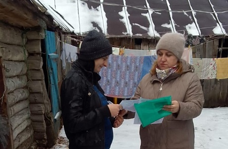 Межведомственный рейд на территории Чумаевского сельского совета.