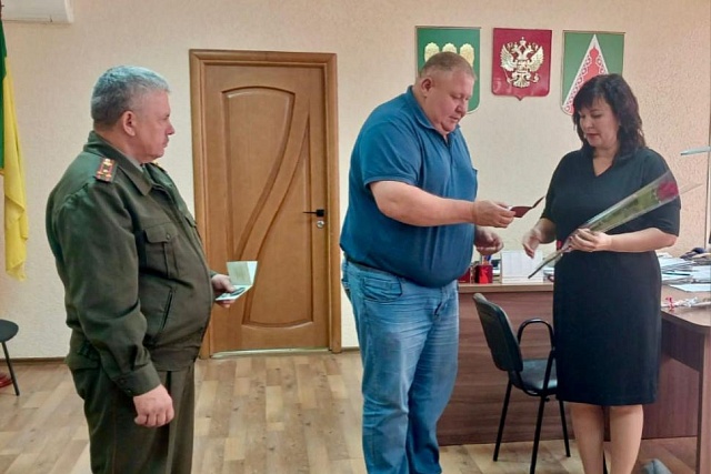 Вручение медалей от Президента Российской Федерации