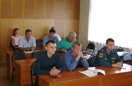 Внеочередное заседание комиссии по чрезвычайным ситуациям и обеспечению пожарной безопасности Камешкирского района
