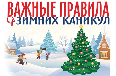 О МЕРАХ БЕЗОПАСНОСТИ В ПЕРИОД ЗИМНИХ КАНИКУЛ