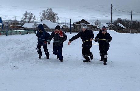 Акция «Зимние забавы» в с. Чумаево