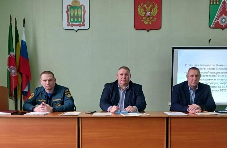 Подведение  итогов деятельности  Камешкирского районного  звена Пензенской территориальной подсистемы единой государственной системы предупреждения и ликвидации чрезвычайных ситуаций за 2024 год и постановке задач на 2025 год