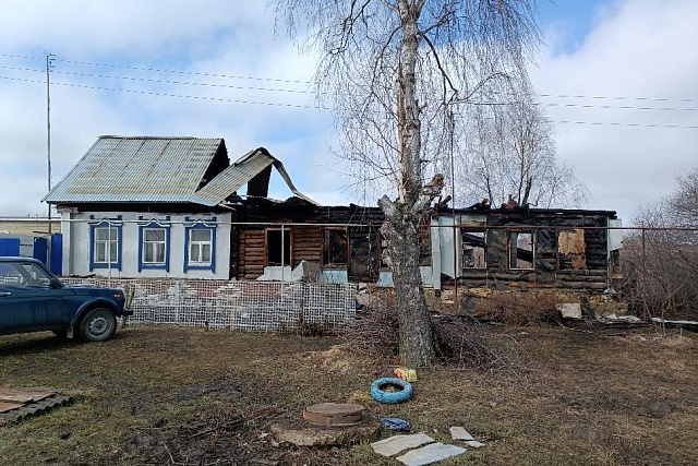 Информация о пожаре в с.Р.Камешкир