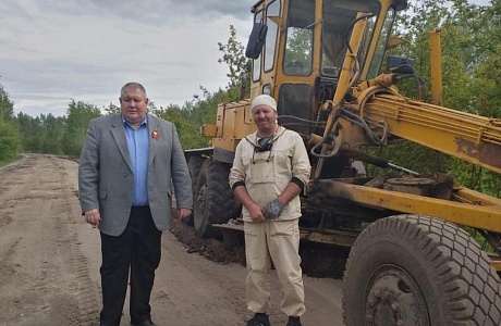 Глава Камешкирского района Дмитрий Мануковский проверил ход ремонта дорог в Камешкирском районе