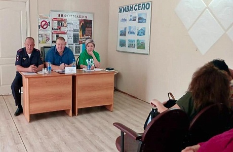 Глава Камешкирского района Дмитрий Мануковский  провёл выездную встречу с жителями Новошаткинского сельсовета