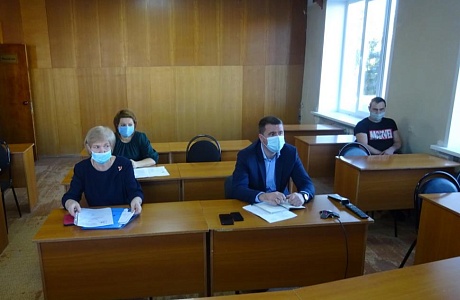 Глава администрации Камешкирского района Павел Мигин принял участие в совещании в режиме видеоконференцсвязи