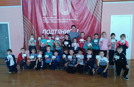 Вручение знаков отличия ГТО
