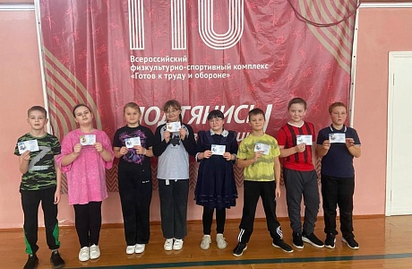 Вручение знаков отличия комплекса ГТО 