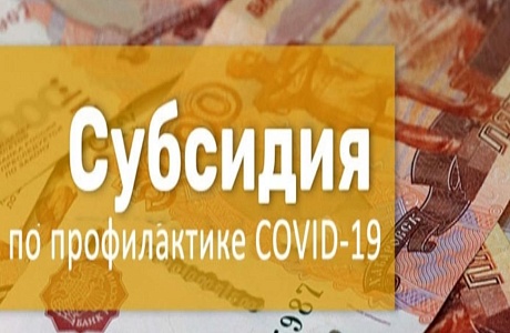Субсидия по профилактике COVID-19 Субсидия по профилактике COVID-19
