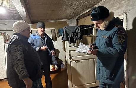 На территории Камешкирского района продолжается работа по профилактике пожаров